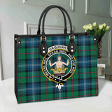 Clan Urquhart Ancient Crest Tartan Leather Bag MC428