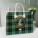 Clan Wallace Hunting Ancient Crest Tartan Leather Bag MC433