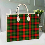 Clan Blackstock Tartan Leather Bag M31