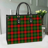 Clan Blackstock Tartan Leather Bag M31