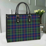 Clan Wood Modern Tartan Leather Bag M580