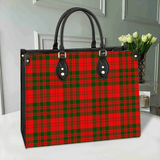 Clan Livingstone Modern Tartan Leather Bag M254