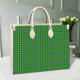 Clan Currie Tartan Leather Bag M116