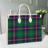 Clan Young Modern Tartan Leather Bag M581