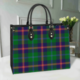 Clan Young Modern Tartan Leather Bag M581