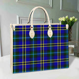 Clan Weir Modern Tartan Leather Bag M574