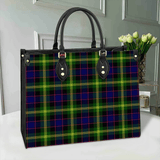 Clan Watson Modern Tartan Leather Bag M571