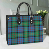 Clan Bowie Ancient Tartan Leather Bag M41