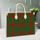 Clan Fulton Tartan Leather Bag M171