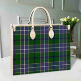 Clan Wishart Hunting Modern Tartan Leather Bag M579