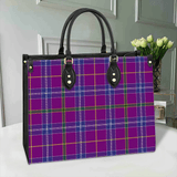 Clan Jackson Tartan Leather Bag M226