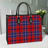 Clan Wishart Dress Tartan Leather Bag M578