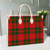 Clan Crief District Tartan Leather Bag M104