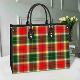 Clan Gibbs Tartan Leather Bag M177