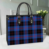 Clan Angus Modern Tartan Leather Bag M14