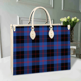 Clan Angus Modern Tartan Leather Bag M14