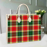 Clan Gibbs Tartan Leather Bag M177