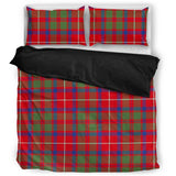 Shaw Red Modern Tartan Bedding Set T514