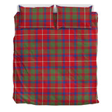 Shaw Red Modern Tartan Bedding Set T514