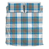 Stewart Muted Blue Tartan Bedding Set T533