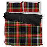 Stewart Black Tartan Bedding Set T528