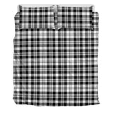 Scott Black & White Modern Tartan Bedding Set T499