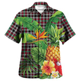 Clan Borthwick Ancient Tartan Hawaiian Aloha Shirt Tropica Style WS37