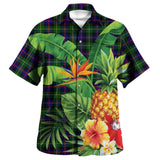 Clan Malcolm Modern Tartan Hawaiian Aloha Shirt Tropica Style WS400