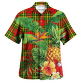 Clan Leask Tartan Hawaiian Aloha Shirt Tropica Style WS242