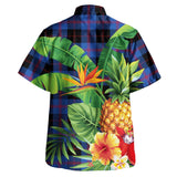 Clan Angus Modern Tartan Hawaiian Aloha Shirt Tropica Style WS14