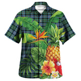 Clan Malcolm Ancient Tartan Hawaiian Aloha Shirt Tropica Style WS399