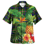 Clan Reid Green Tartan Hawaiian Aloha Shirt Tropica Style WS473