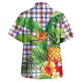 Clan Boswell Modern Tartan Hawaiian Aloha Shirt Tropica Style WS39