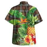 Clan Fergusson Weathered Tartan Hawaiian Aloha Shirt Tropica Style WS153