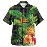 Clan Ayrshire District Tartan Hawaiian Aloha Shirt Tropica Style WS19