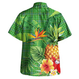 Clan Currie Tartan Hawaiian Aloha Shirt Tropica Style WS114