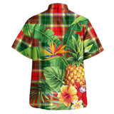 Clan Gibbs Tartan Hawaiian Aloha Shirt Tropica Style WS175