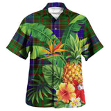 Clan Adam Tartan Hawaiian Aloha Shirt Tropica Style WS3