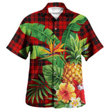 Clan Ettrick District Tartan Hawaiian Aloha Shirt Tropica Style WS146