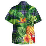 Clan Wishart Hunting Modern Tartan Hawaiian Aloha Shirt Tropica Style WS576