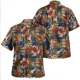 Clan Beaton Modern Tartan Hawaiian Aloha Shirt WT96