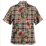 Clan Bell Border (Bell Southern Bell) Weathered Tartan Hawaiian Aloha Shirt WT103