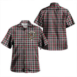 Clan Borthwick Ancient Crest Tartan Hawaiian Aloha Shirt WW24