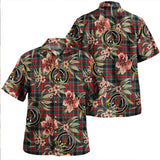 Clan Borthwick Modern Tartan Hawaiian Aloha Shirt WT135