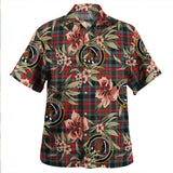 Clan Borthwick Modern Tartan Hawaiian Aloha Shirt WT135