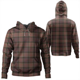 Clan Bowie Black Weathered Tartan Hoodie - K277