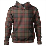 Clan Bowie Black Weathered Tartan Hoodie - K277