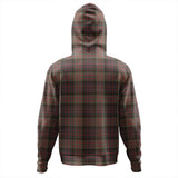 Clan Bowie Black Weathered Tartan Hoodie - K277