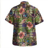 Clan Bowie Modern Tartan Hawaiian Aloha Shirt WT141