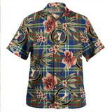 Clan Cathcart Modern Tartan Hawaiian Aloha Shirt WT281